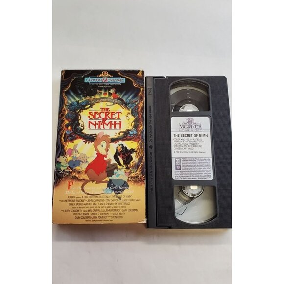 The Secret Of NIMH VHS Tape 1982 - Cartoon Moviestars - Picture 4 of 5